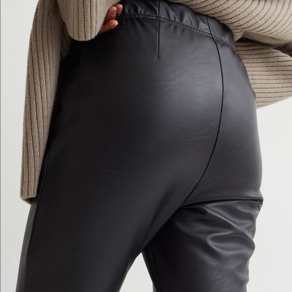 Faux leather leggings/trousers - Picture 3 of 4